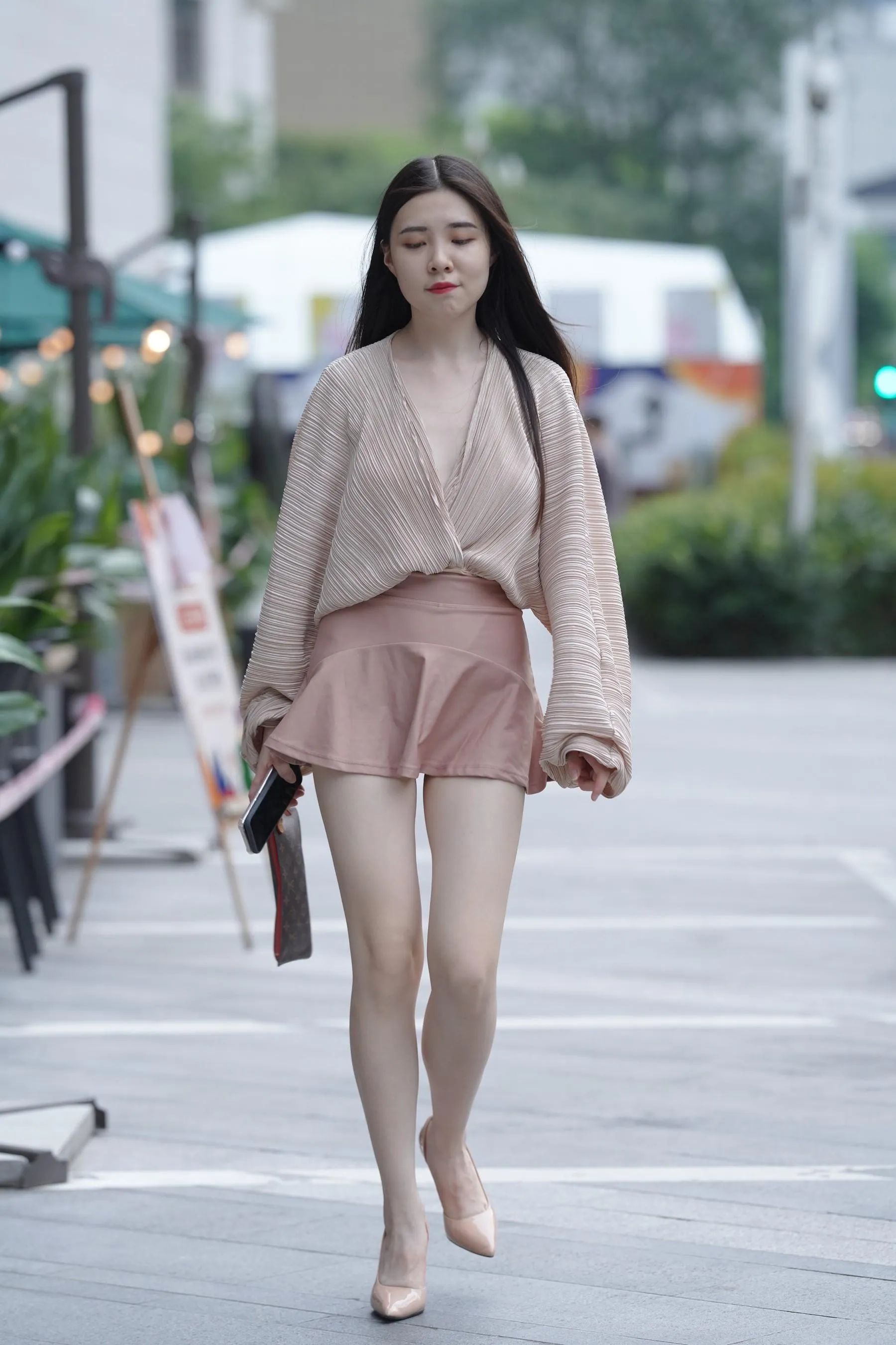 魔镜街拍 NO.167 可爱的粉色短裙小姐姐 [495P]插图7